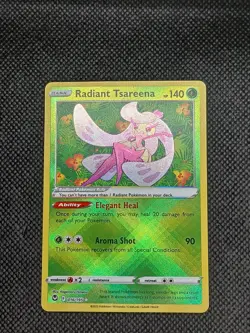Pokemon Radiant Tsareena 016/195 Silver Tempest Ultra Rare Holo NM - Image 1