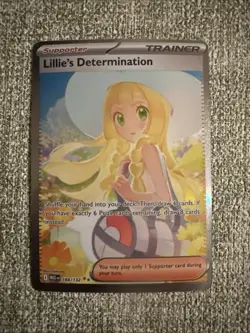 Lillie’s Determination 184/132 Holo – ME01: Mega Evolution - Pokemon TCG NM - Image 1