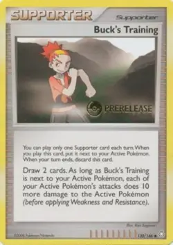 1x Buck's Training - 130/146 - Prerelease Promo Lightly Played Pokemon Prereleas - Image 1