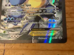 Pokemon TCG Blastoise EX XY122 Black Star Promo Full Art Holo UK seller - Image 4