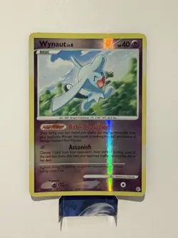 Pokemon TCG Wynaut Diamond & Pearl 42/130 Regular Rare LP- - Image 1