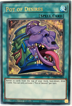 Pot of Desires - CT14-EN004 - *Ultra Rare* Limited Edition - Yugioh TCG Card - Image 1