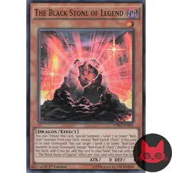 Yugioh The Black Stone of Legend LDK2-ENJ05 Ultra Rare 1st Edition NM - Image 1
