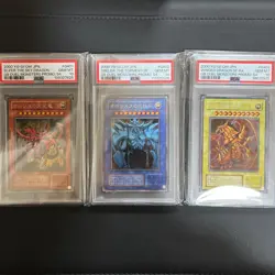 PSA 10 Slifer G4-01 Obelisk G4-02 Ra G4-03 Secret Rare Promo YuGiOh Japanese Old - Image 3