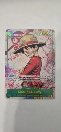 Monkey D. Luffy OP13-118 SEC Alt Art One Piece Carrying On His Will English NM - Image 1