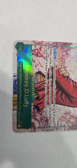 Monkey D. Luffy OP13-118 SEC Alt Art One Piece Carrying On His Will English NM - Image 4