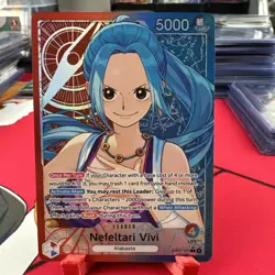 One Piece English EB03-001 Nefeltari Vivi (L) Leader Alt Art Heroines Edition - Image 1