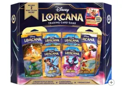 Disney Lorcana Costco Inklands Bundle Box Pirate Mickey Foil Promo *Damaged Box - Image 1