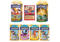 Disney Lorcana Costco Inklands Bundle Box Pirate Mickey Foil Promo *Damaged Box - Image 2