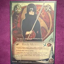 Naruto CCG Itachi Uchiha Ninja 1st Edition Card 365 2002 English - Image 1