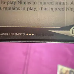 Naruto CCG Itachi Uchiha Ninja 1st Edition Card 365 2002 English - Image 5