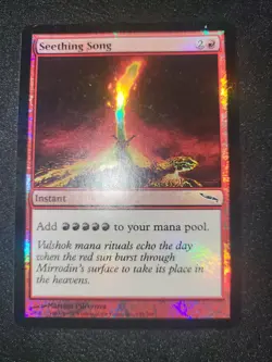MTG Seething Song Mirrodin Foil MP/HP Magic The Gathering - Image 1