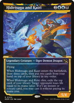 MTG - Hidetsugu and Kairi (Showcase Planar Booster Fun) [March of the Machine] - Image 1