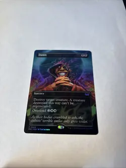Damn (Borderless) Commander: Duskmourn: House of Horror Foil - Image 1