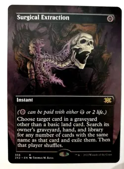 MTG: Double Masters 2022 - Surgical Extraction - Borderless Rare 356 - NM - Image 1