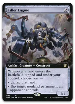 Tiller Engine (Extended Art) #96 (NM) Dominaria United DMC Magic MTG - Image 1