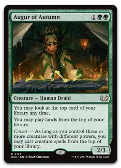 Augur of Autumn #171 (NM) Duskmourn DSC Magic MTG - Image 1