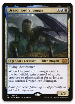Dragonlord Silumgar #203 (NM) Double Masters 2022 2X2 Magic MTG - Image 1