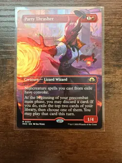MTG - Modern Horizons 3 - Party Thrasher Borderless Rare - 334 - NM-Mint! - Image 1