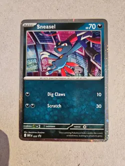 Sneasel 020 Promo Mega Evolutions Pokemon NM - Image 1