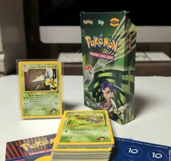 Pokemon Gym Challenge Koga Theme Deck Complete Deck w/ Box NM - Image 2