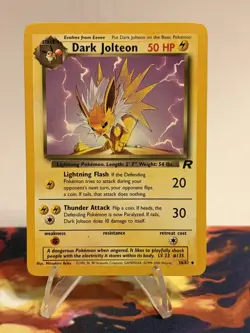 Pokemon TCG Dark Jolteon 38/82 Regular Uncommon 2000 Team Rocket Non-Holo - Image 1