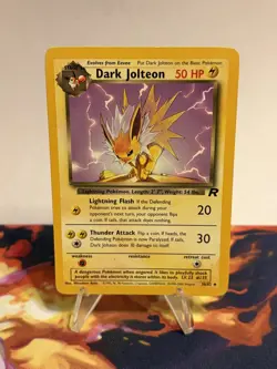 Pokemon TCG Dark Jolteon 38/82 Regular Uncommon 2000 Team Rocket Non-Holo - Image 2