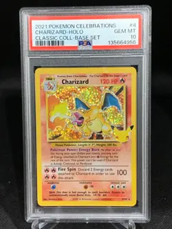PSA 10 Charizard 4/102 Pokemon Celebrations Classic Collection - Image 1