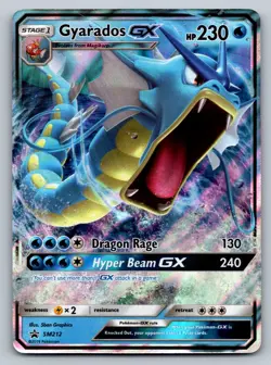 Pokemon Gyarados GX Promo SM Promos SM212 LP - Image 1