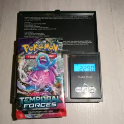 Heavy 22.90g Pokemon Tcg temporal forces Booster Pack Factory Sealed New - Image 1