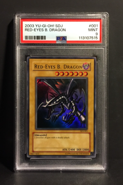Red-Eyes Black Dragon | Ultra Rare | 2003 SDJ | PSA 9 Mint | english | Yu-Gi-Oh - Image 1