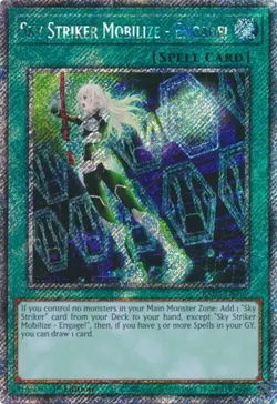Yugioh! LP Sky Striker Mobilize - Engage! - RA03-EN269 - Platinum Secret Rare - - Image 1