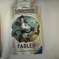 Disney Lorcana Fabled Bundle: Illumineers Trove, 2- Starter Decks and 3- Booster - Image 5