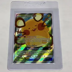 Dedenne GX 195a/214 NM Near MINT Alternate Full Art Promo Pokemon Card - Image 1