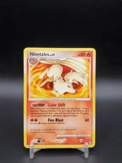 Ninetales 32/123 Mysterious Treasures Rare LP Pokemon Card - Image 1