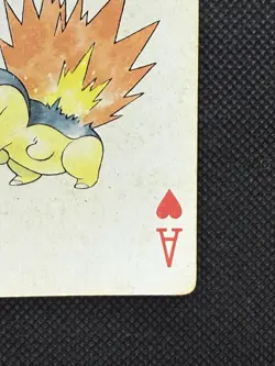 Pokemon Cyndaquil Ace of Hearts Gold Deck Ho-oh Playing Card Poker Nintendo - Image 4
