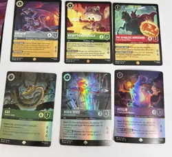 Lorcana Cards, 9 cards in random lot (see pics) - Image 1