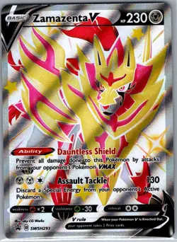 Zamazenta V (Shiny) SWSH293 SWSH: Sword & Shield Promo Cards - Pokemon Card - NM - Image 1