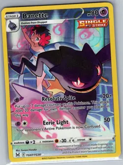 Banette TG07/TG30 SWSH11: Lost Origin Trainer Gallery - Pokemon Card - NM - Image 1