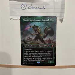 Chatterfang, Squirrel General (Borderless) Commander: Bloomburrow Regular - Image 1