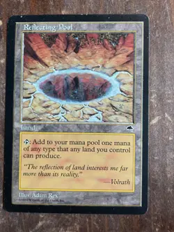 2x MTG Reflecting Pool - Tempest - Played condition - Image 1