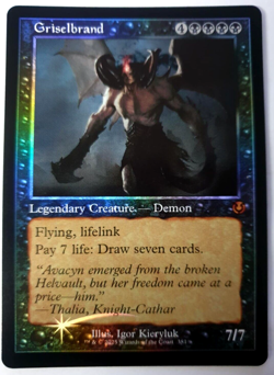 MTG Innistrad Remastered - Griselbrand - FOIL Retro Mythic - 0381 NM - Image 1