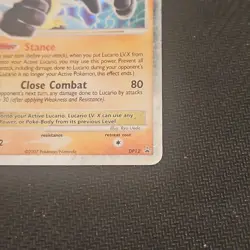 2007-09 Pokemon Diamond & Pearl Black Star Promos Lucario LvX Holo #DP12 s7g LP - Image 2