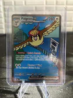 Pidgeot ex 225/197 Obsidian Flames Special Illustration Rare Pokemon Lot of 2 - Image 4