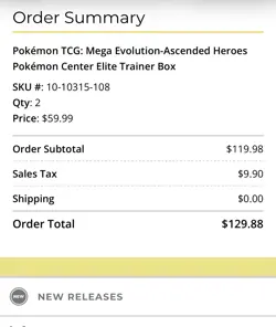 2X - ✅ CONFIRMED PRESALE Pokemon Center ASCENDED HEROES ETB SEALED ✅ - Image 1
