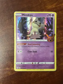 Pokemon TCG Mimikyu 081/189 Holo Promo (Trick or Trade Halloween) - Image 1