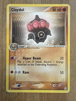 Pokemon TCG Claydol EX Hidden Legends 31/101 Regular Uncommon HP - Image 1