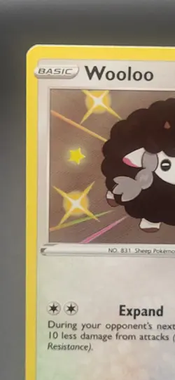 Wooloo SV103/SV122 Holo Pokemon Shining Fates M/NM - Image 3