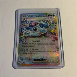 Pokemon Glaceon ex Full Art Holo Double Rare EX Sv: Prismatic Evolutions 026/131 - Image 1