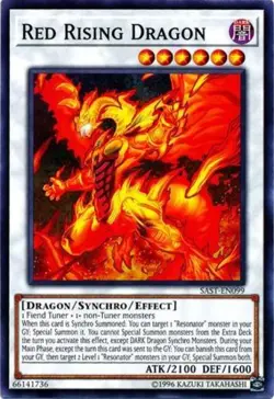 Red Rising Dragon - SAST-EN099 - Common - Unlimited Edition Near Mint Savage Str - Image 1